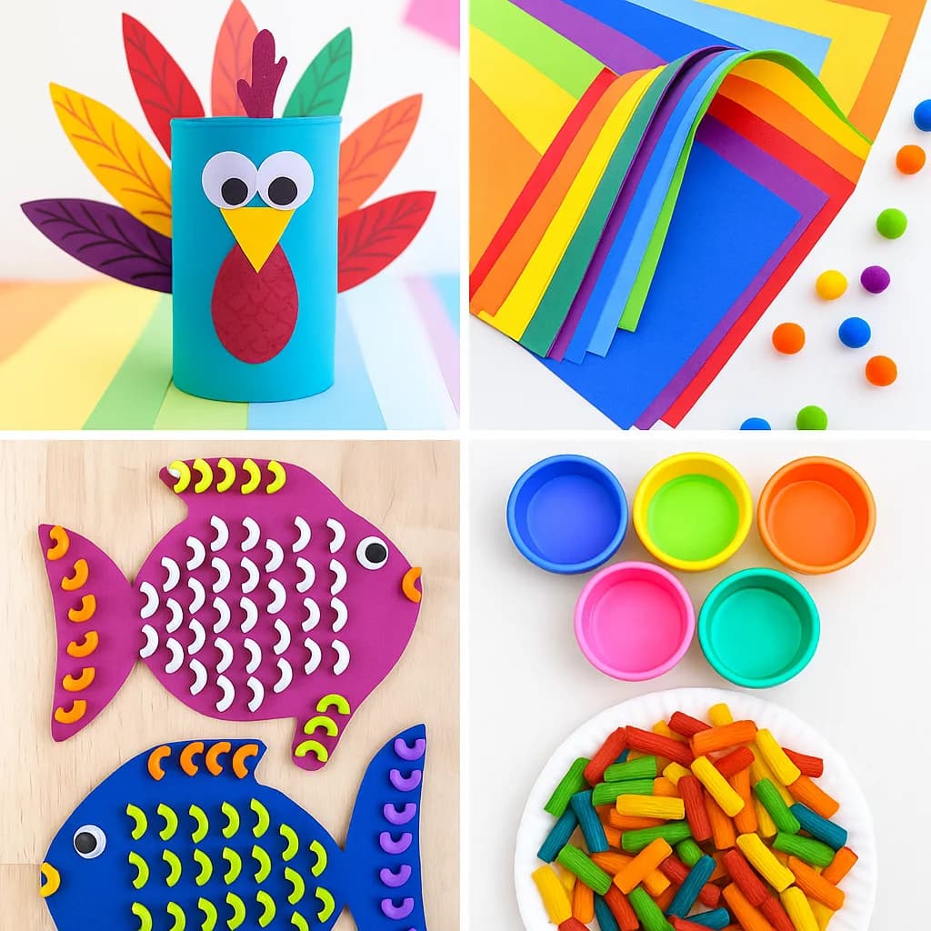 Craft Ideas for Kids: Summer, Thanksgiving, Easter Easy And Simple Projects, School