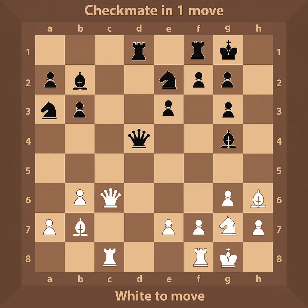 best move in chess notation — visual board patterns
